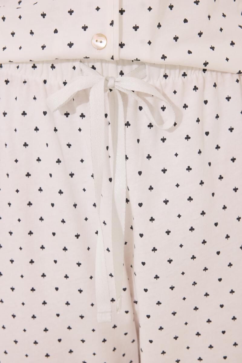 women'secret Pijama camisero algodón topos Snoopy Liquidación