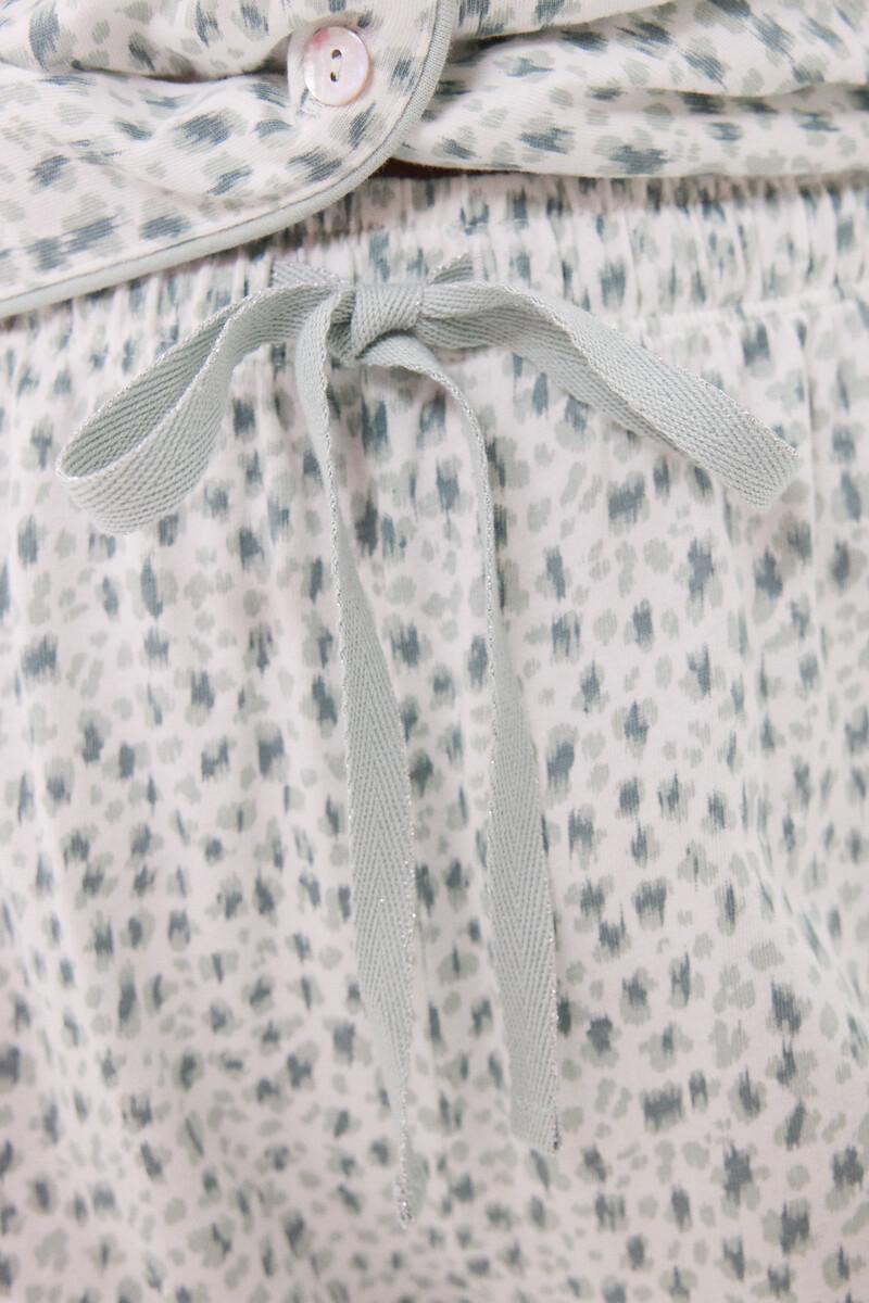 women'secret Pijama camisero largo 100% algodón animal print Envío internacional gratuito