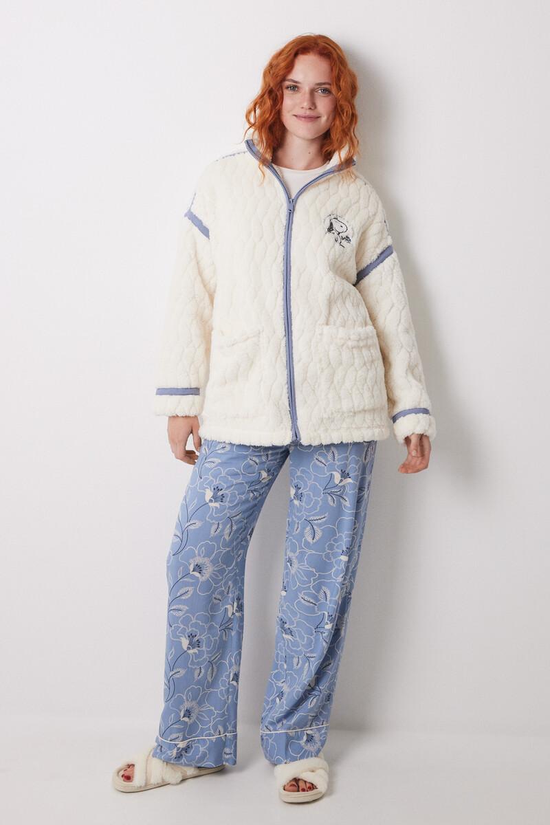 women'secret Bata corta borreguito blanco Snoopy Ofertas especiales