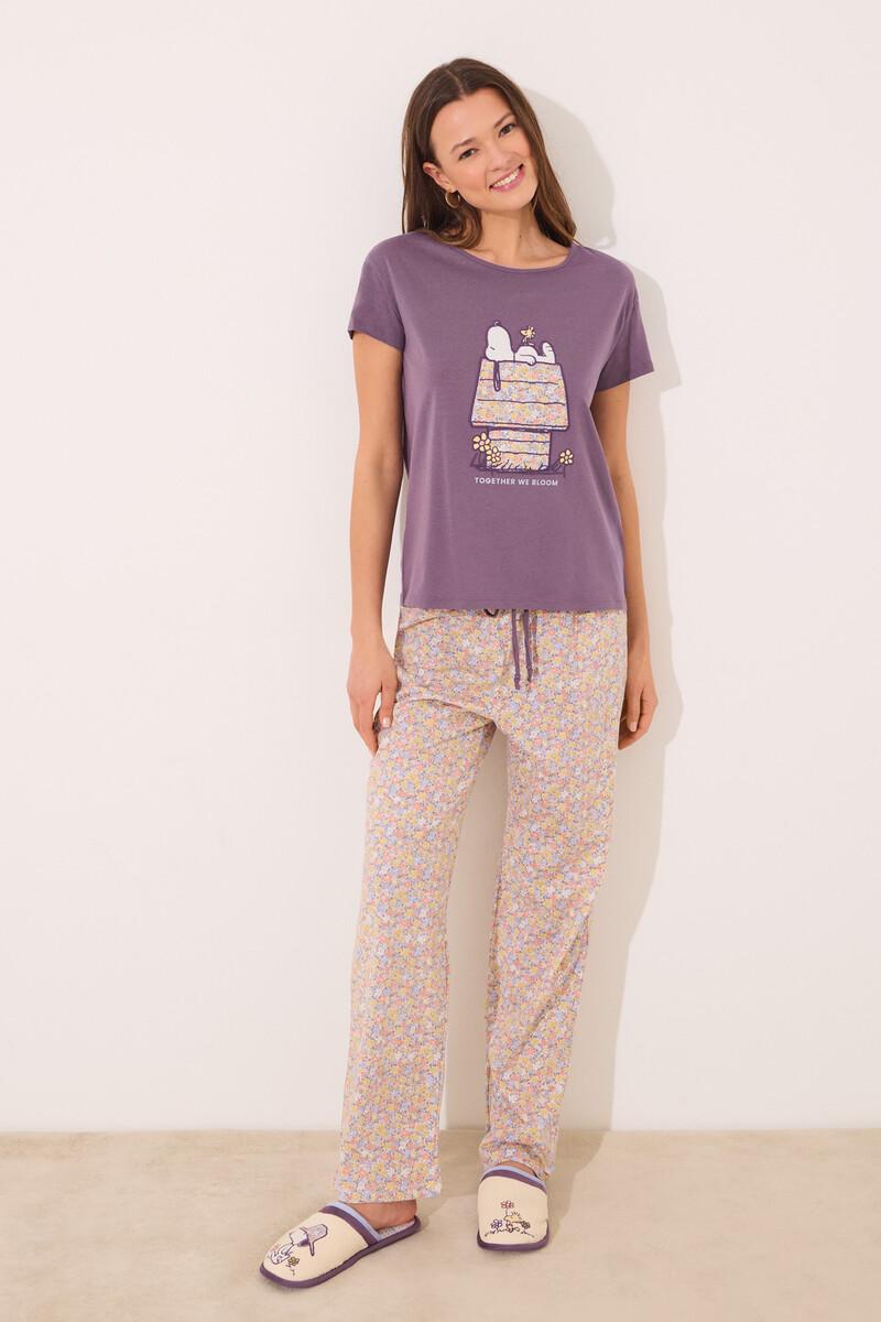 women'secret Pijama manga corta 100% algodón print Snoopy Venta caliente