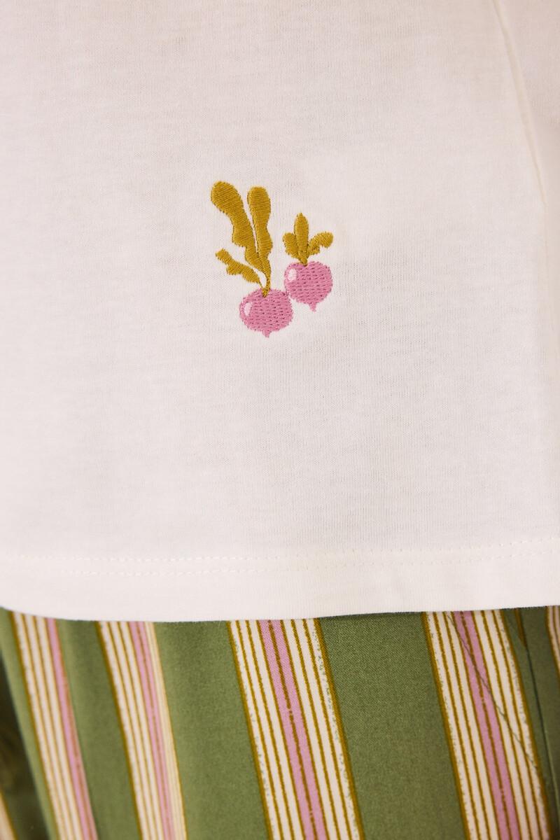 women'secret Camiseta lisa manga larga 100% algodón blanco Solo queda un día