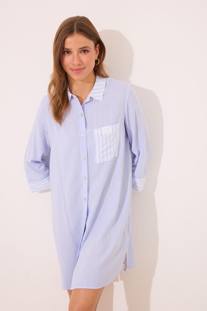 women'secret Camisola corta viscosa rayas Tienda de fábrica