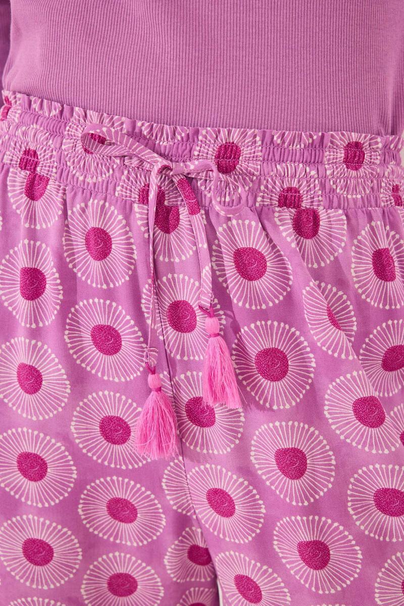 women'secret Pantalón largo viscosa estampado geométrico Grandes ahorros