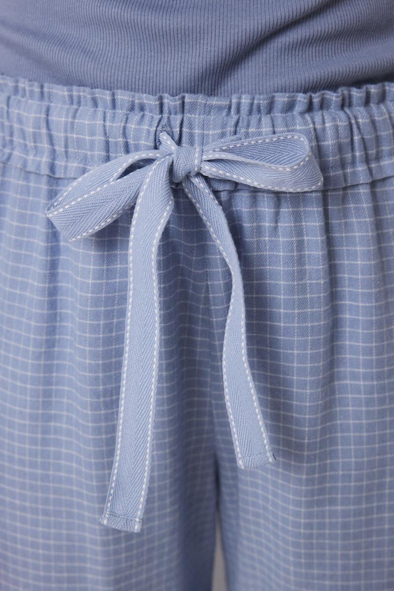 women'secret Pantalón largo cargo estampado cuadros Rebajas de fin de temporada