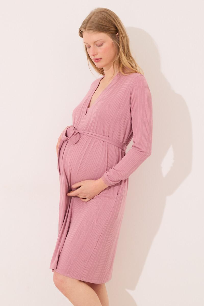 women'secret Bata midi "maternity" pointelle rosa Outlet online