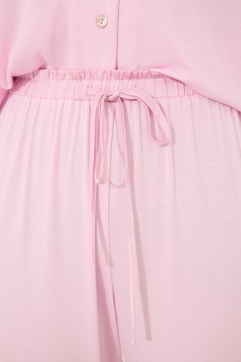 women'secret Pijama camisero Capri viscosa rosa En oferta