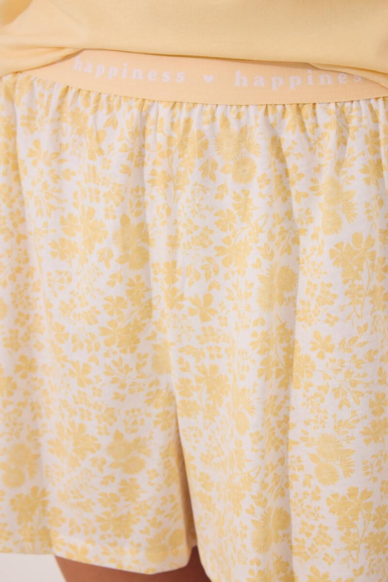 women'secret Pijama corto algodón Smiley amarillo COMPRAR AHORA