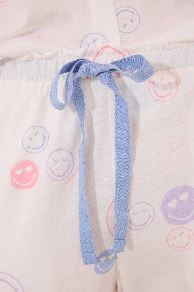 women'secret Pijama camisero 100% algodón Smiley Últimos 2 días