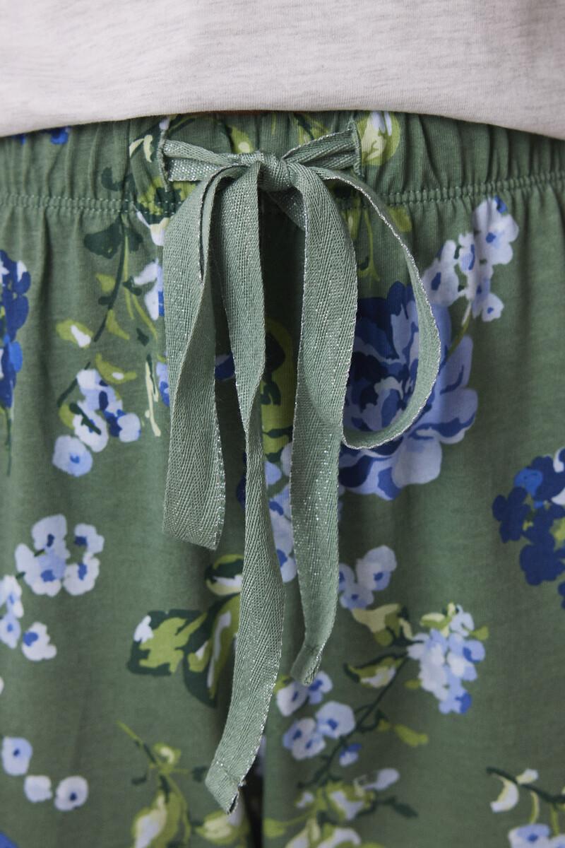 women'secret Pijama largo 100% algodón estampado flores Promoción por tiempo limitado
