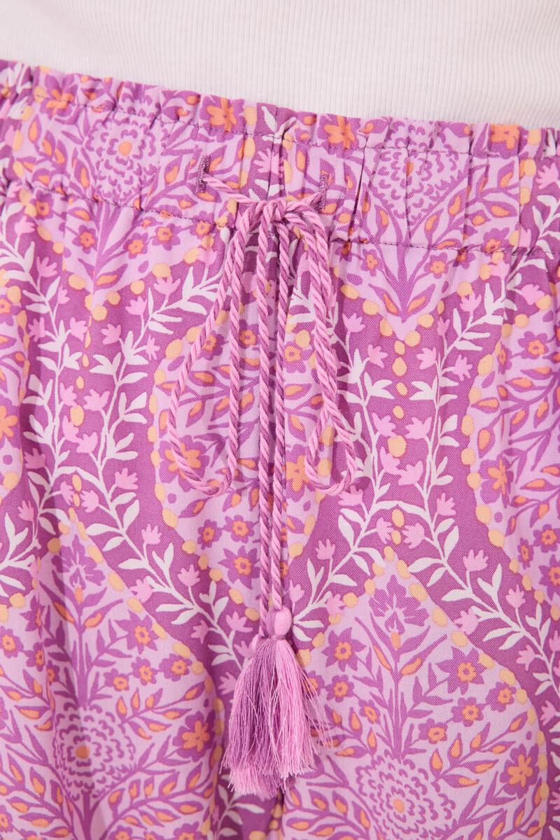 women'secret Pantalón corto viscosa estampado boho Envío internacional gratuito