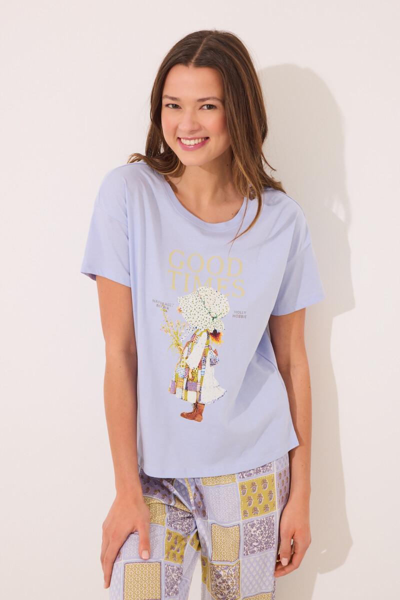 women'secret Pijama Capri 100% algodón print "Holly Hobbie" Rebajas de fin de temporada