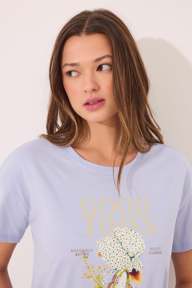 women'secret Pijama Capri 100% algodón print "Holly Hobbie" Rebajas de fin de temporada