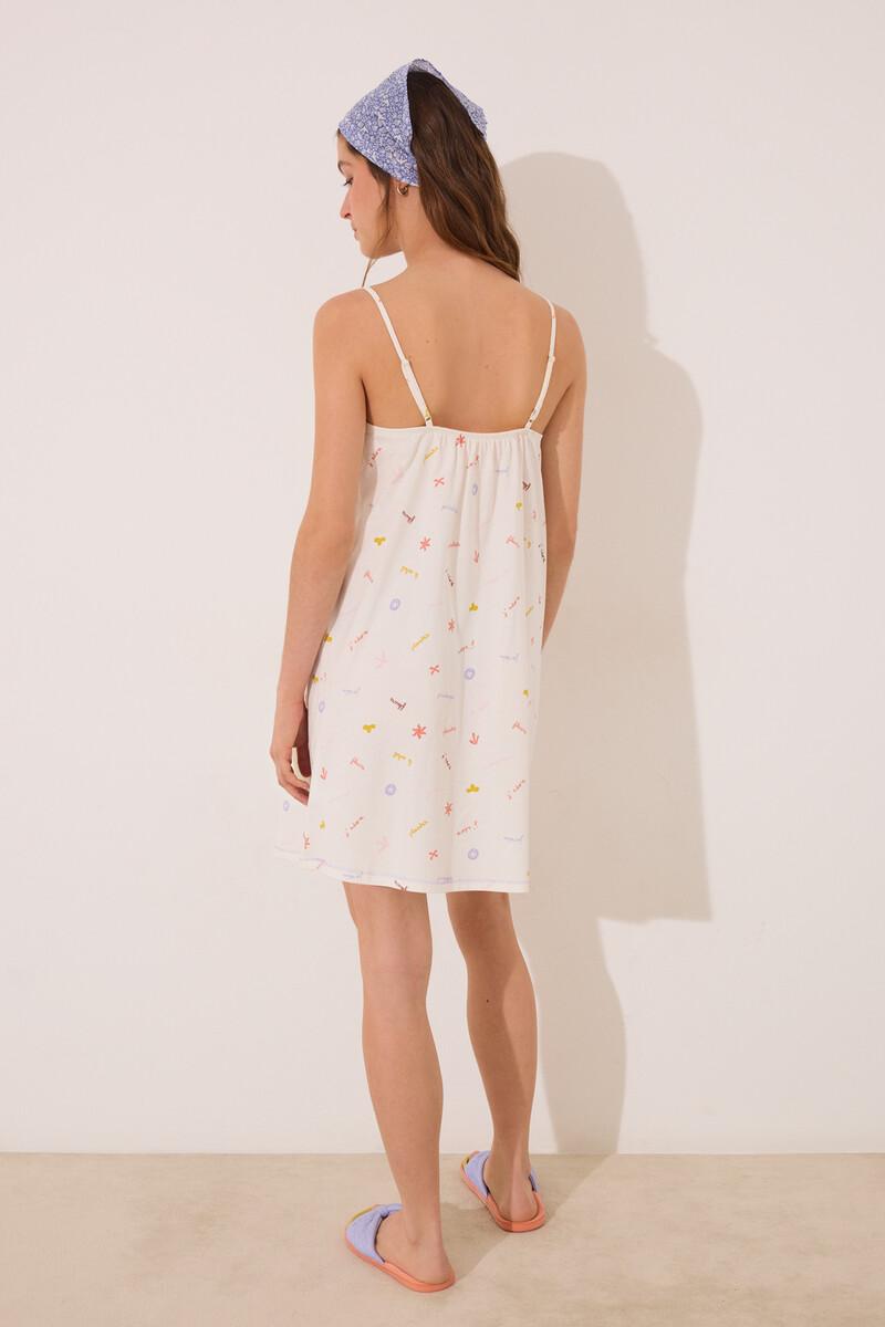 women'secret Camisón midi 100% algodón estampado “J´ADORE” Rebajas baratas