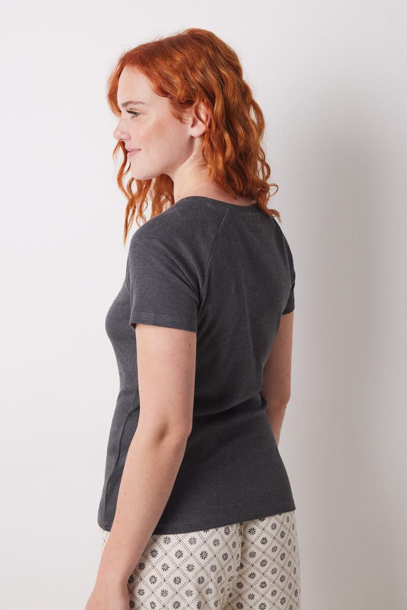 women'secret Camiseta manga corta canalé Snoopy Solo queda un día