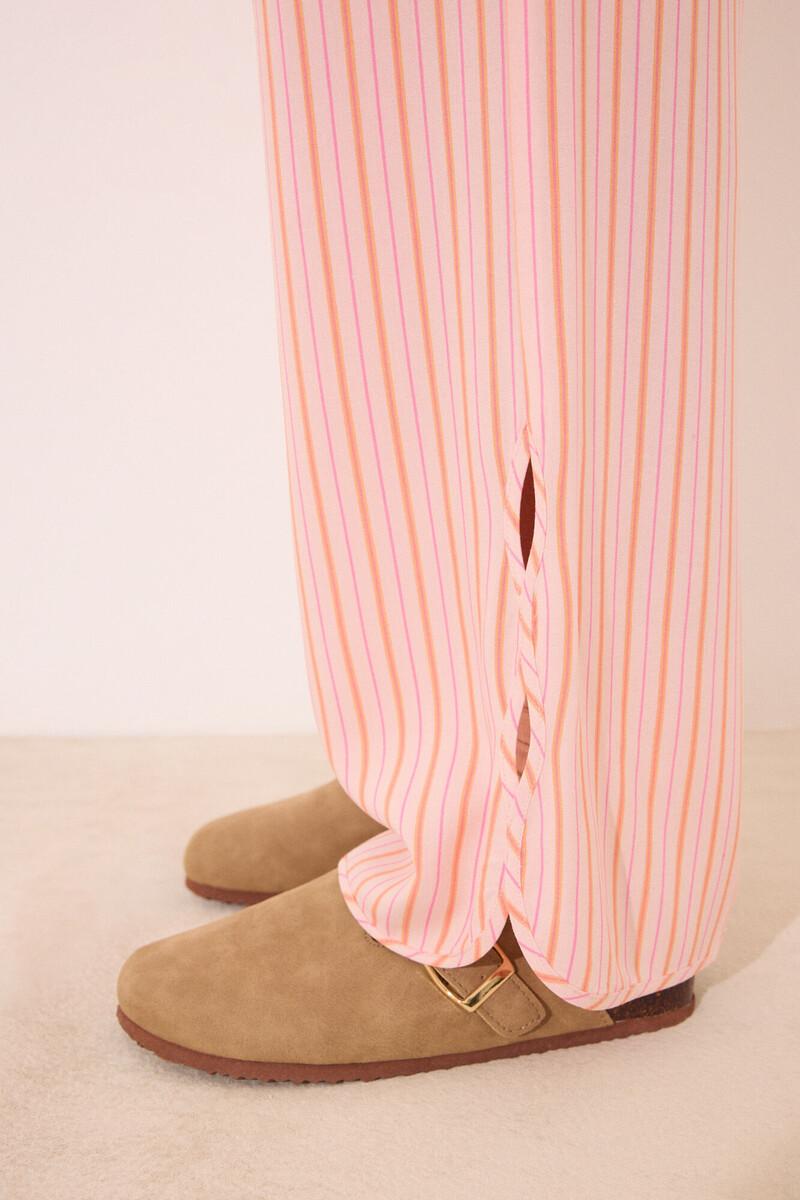 women'secret Pantalón largo viscosa estampado rayas En oferta