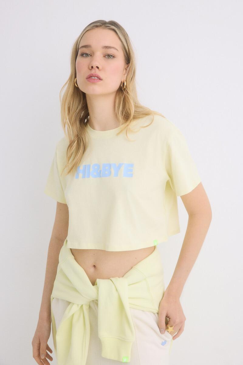 women'secret Camiseta 100% algodón amarillo Tienda