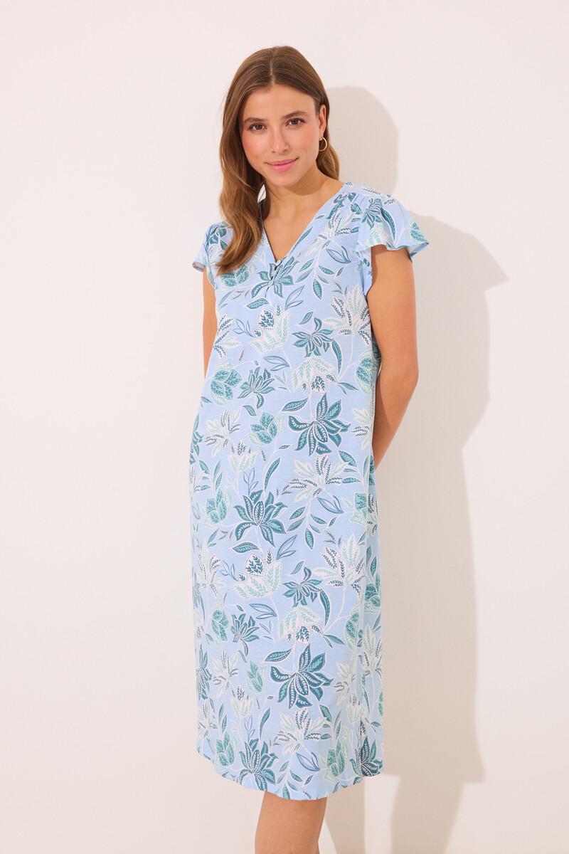 women'secret Camisón midi 100% algodón estampado flores Última moda