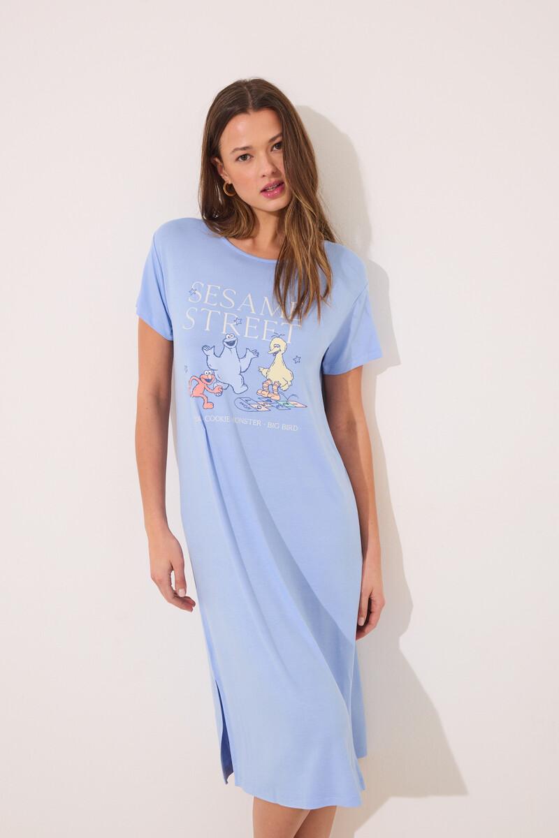women'secret Camisón midi soft touch "Barrio Sésamo" Grandes ahorros