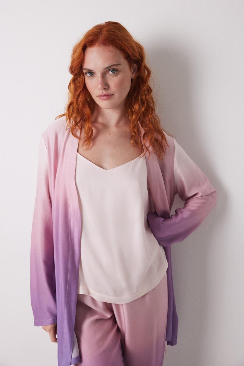 women'secret Set pijama largo satén degradado Rebajas