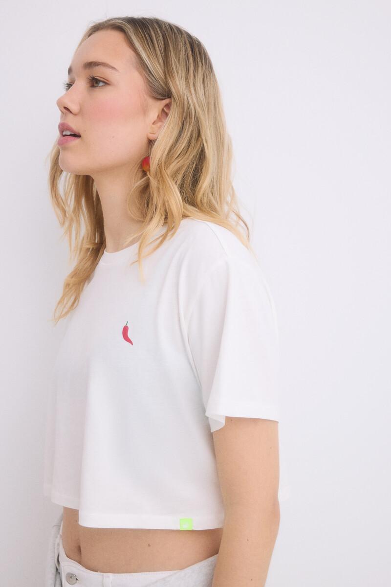 women'secret Camiseta 100% algodón blanco Venta caliente