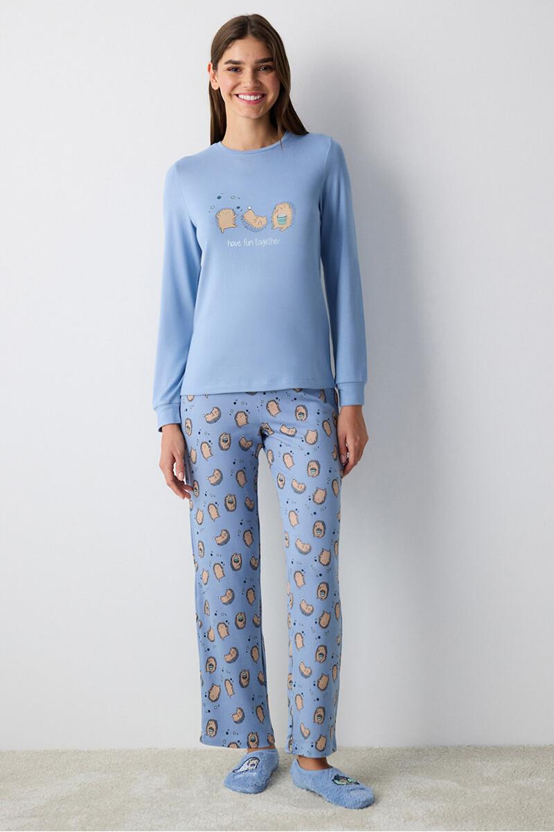 women'secret Camiseta de pijama manga larga