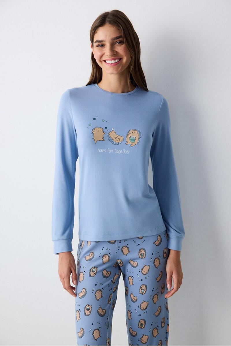 women'secret Camiseta de pijama manga larga Últimos 3 días