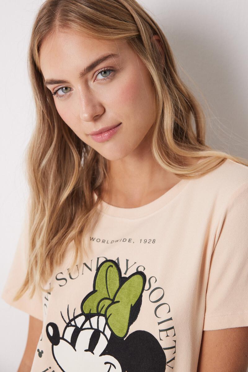 women'secret Pijama largo Minnie manga corta Envío internacional gratuito