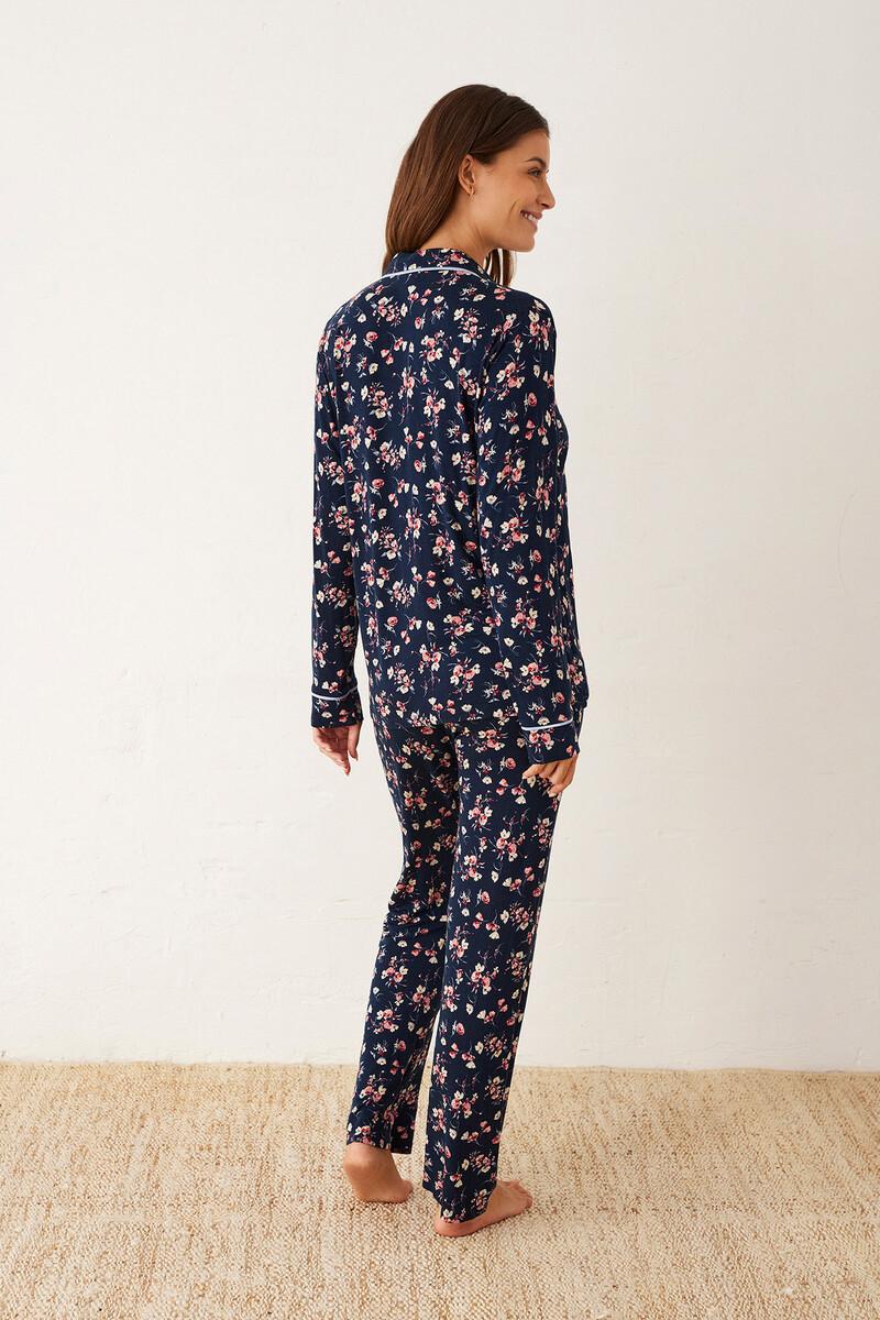 women'secret Pijama camisero manga larga modal Tienda de fábrica