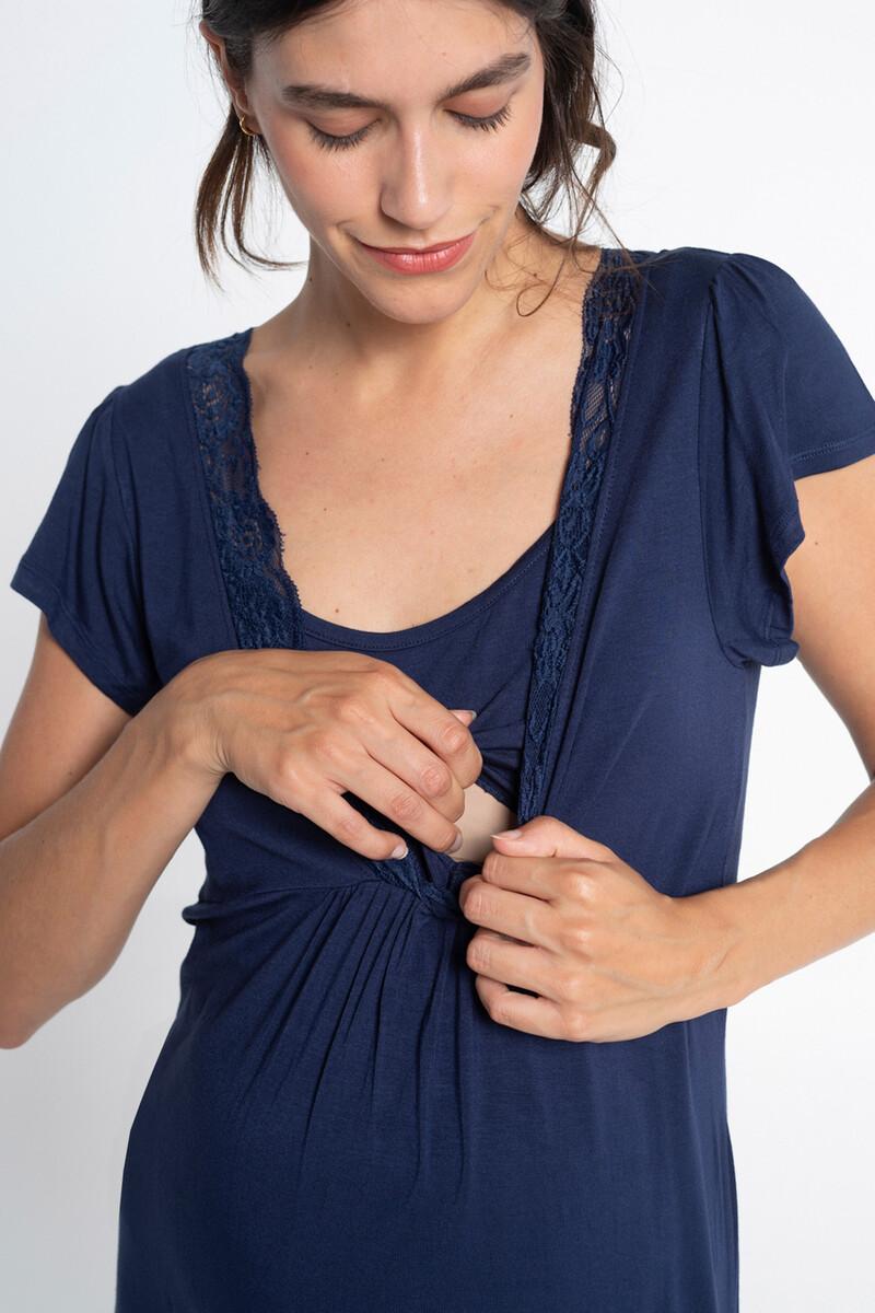 women'secret Camisón De Lactancia Manga Corta Con Encaje Descuento por venta flash