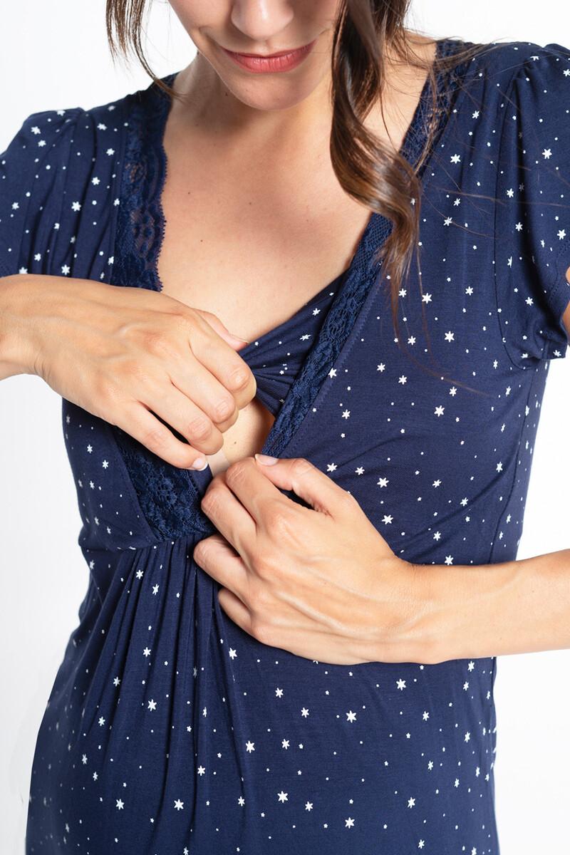 women'secret Camisón lactancia manga corta estrellas Grandes ahorros