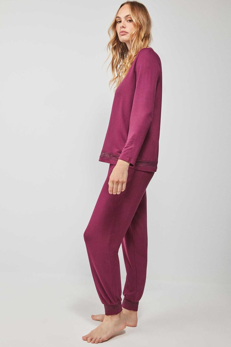 women'secret Pijama largo detalle encaje Rebajas de fin de temporada
