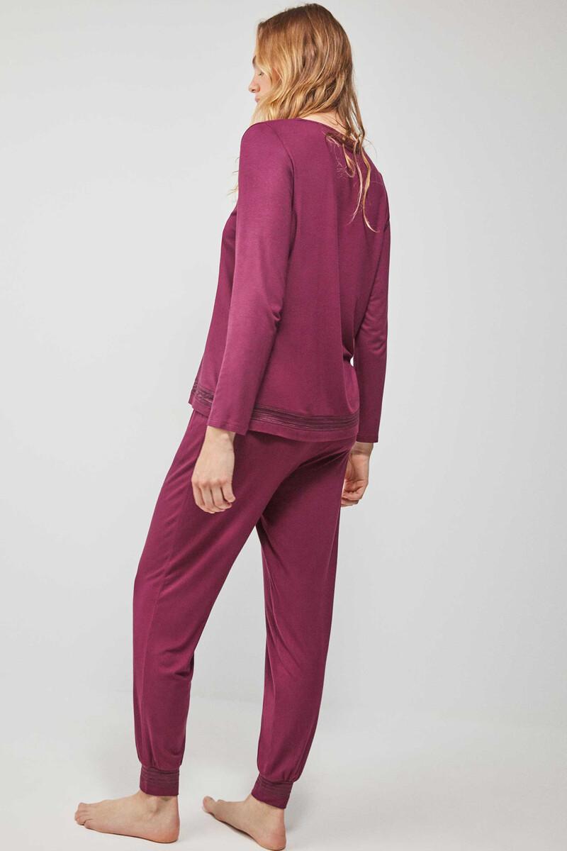 women'secret Pijama largo detalle encaje Rebajas de fin de temporada