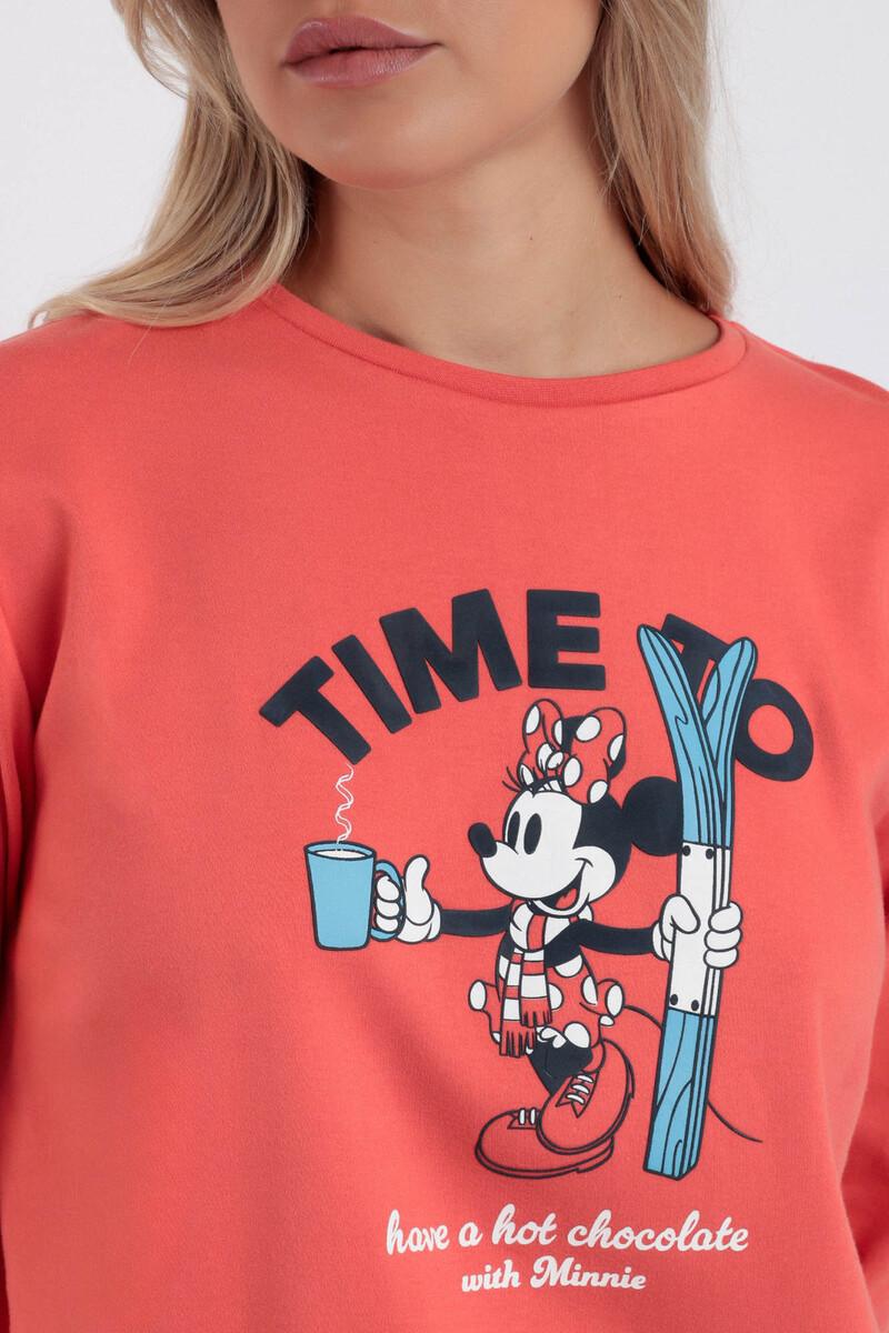 women'secret Pijama largo mujer Mickey cuadros Venta caliente