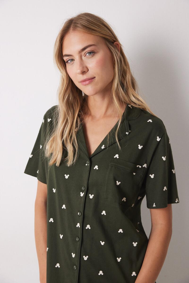 women'secret Pijama camisero algodón logo Mickey Mouse En oferta