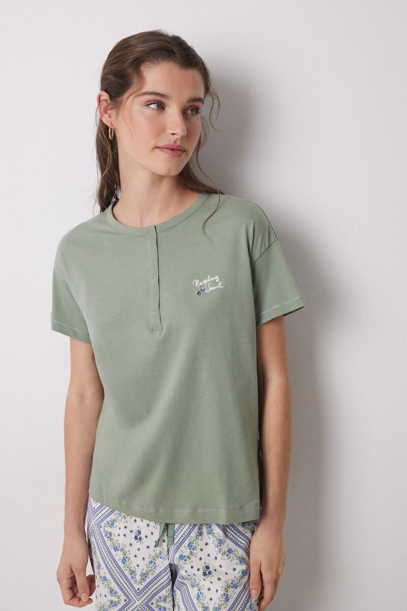 women'secret Pijama 100% algodón estampado pañuelo Oferta especial de fábrica
