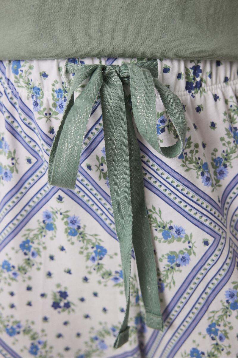 women'secret Pijama 100% algodón estampado pañuelo Oferta especial de fábrica