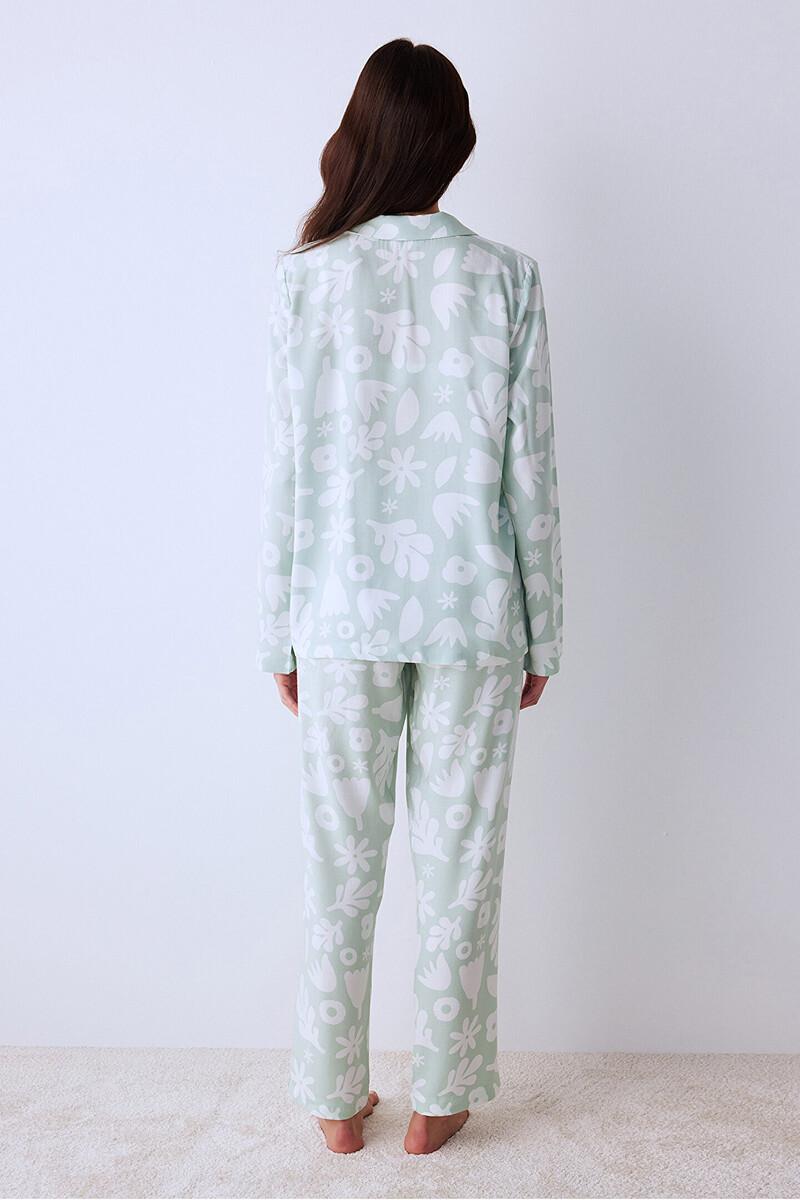women'secret Conjunto de pijama camisero largo Solo queda un día