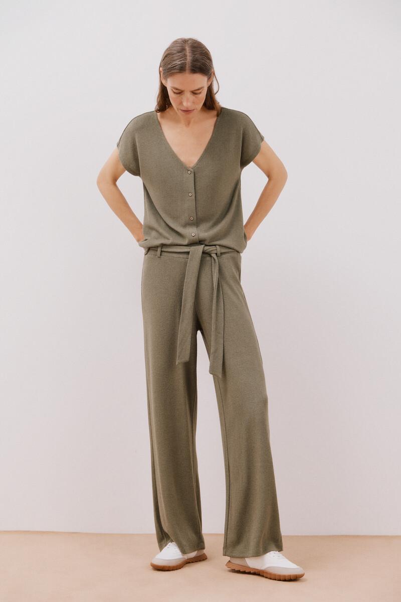 women'secret Pantalón punto cinturón Limitado a 3 días