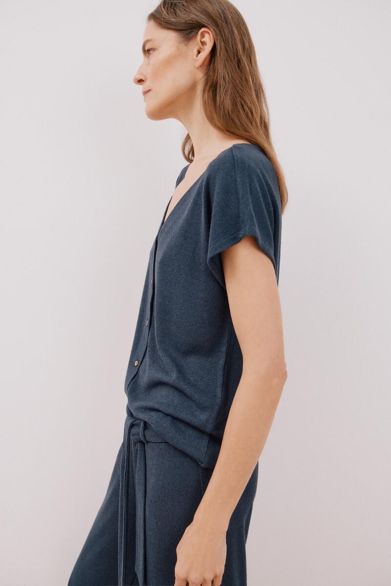 women'secret Camiseta aspecto rústico con botones Ahorra y exporta