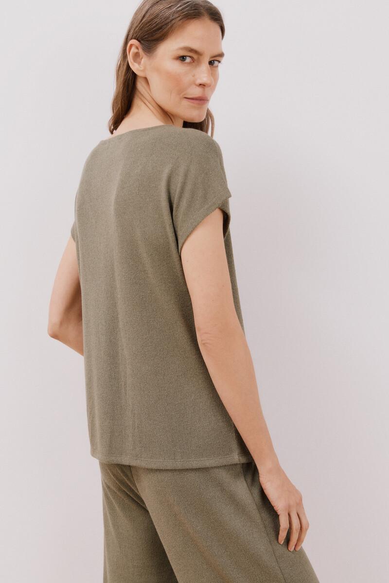 women'secret Camiseta aspecto rústico con botones En oferta