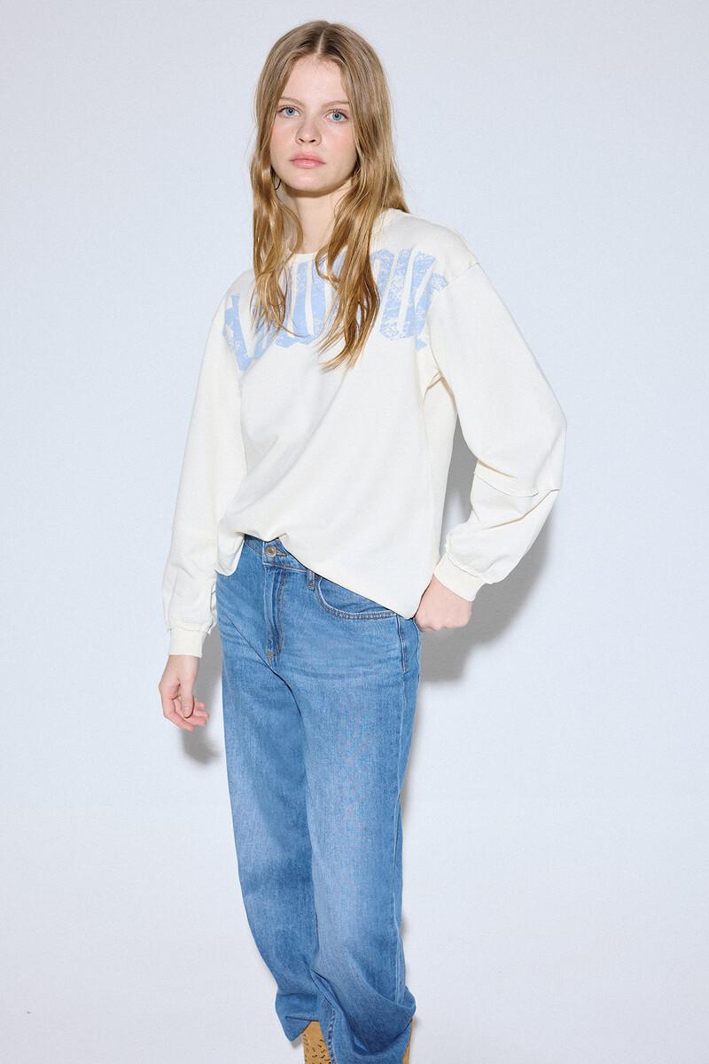 women'secret Sudadera oversize logo Ofertas de temporada