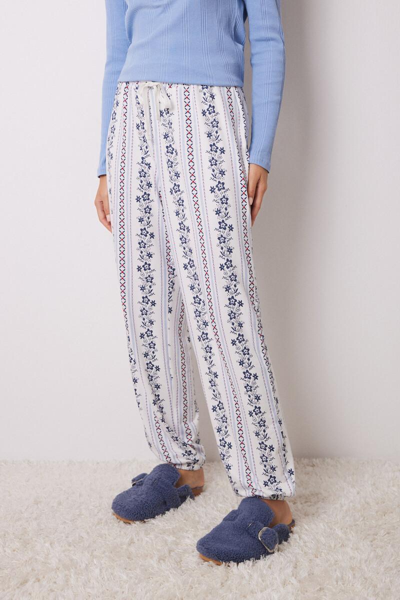 women'secret Pantalón pijama rayas flores En oferta