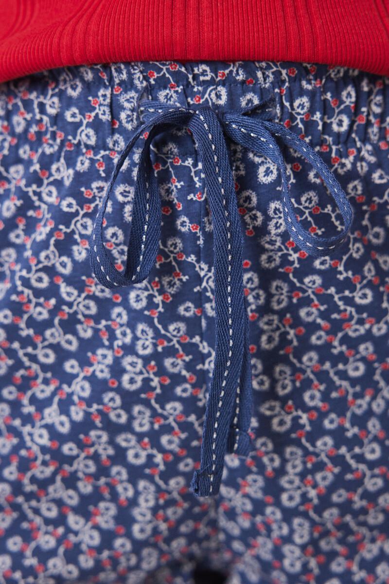 women'secret Pantalón pijama algodón flores skinny Ventas relámpago