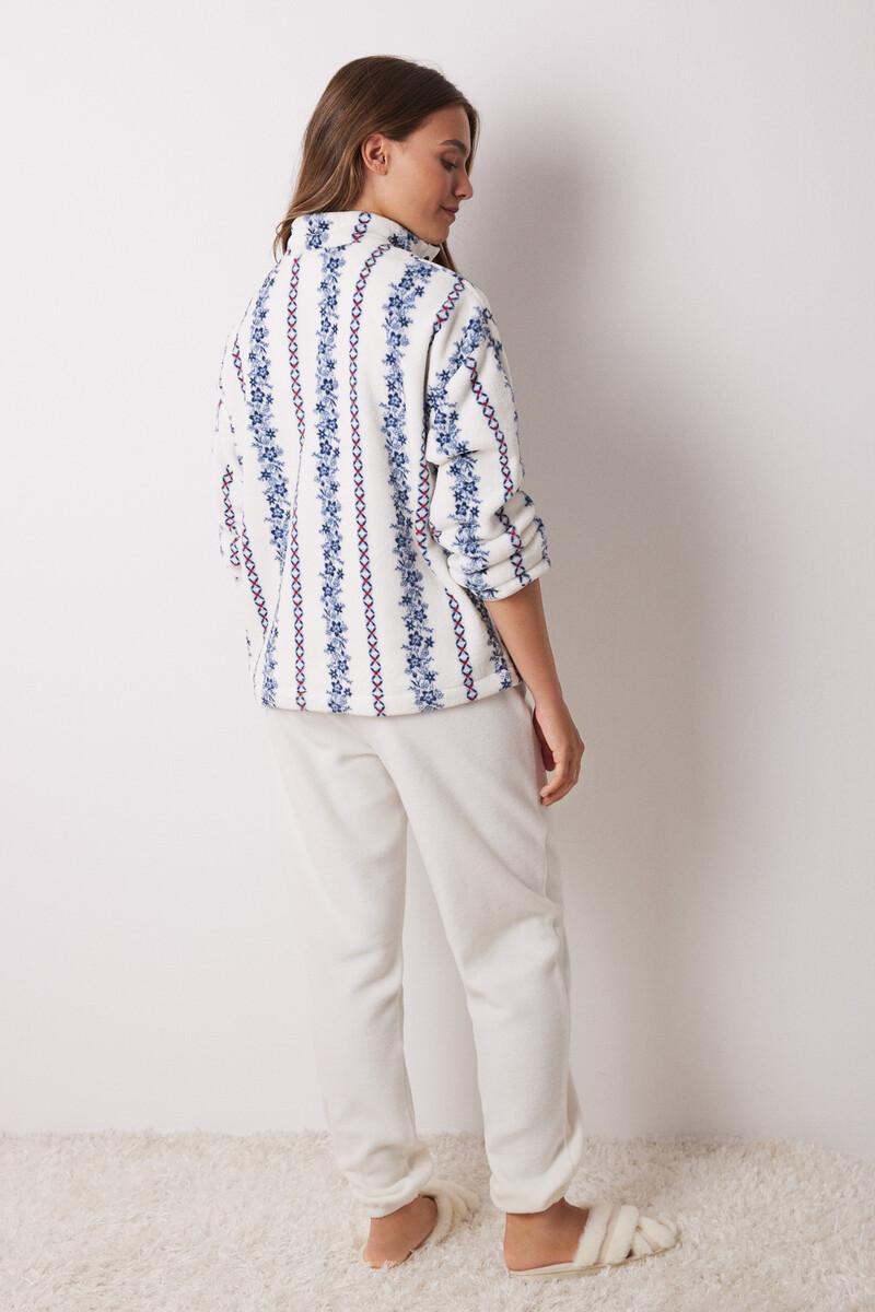 women'secret Pijama largo polar flores Rebajas top