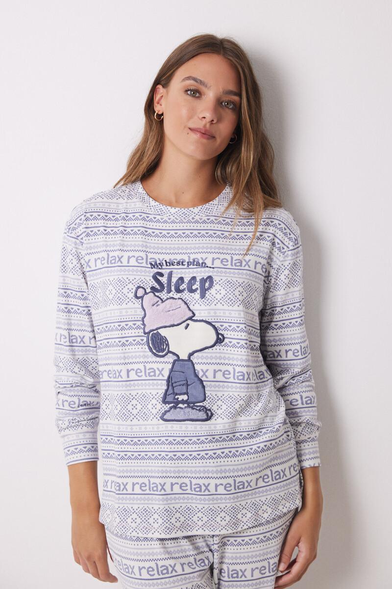 women'secret Pijama largo súper soft Snoopy Descuento por venta flash