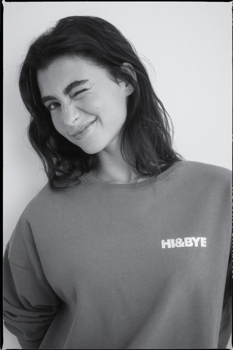 women'secret Sudadera felpa gris logo Últimos 2 días