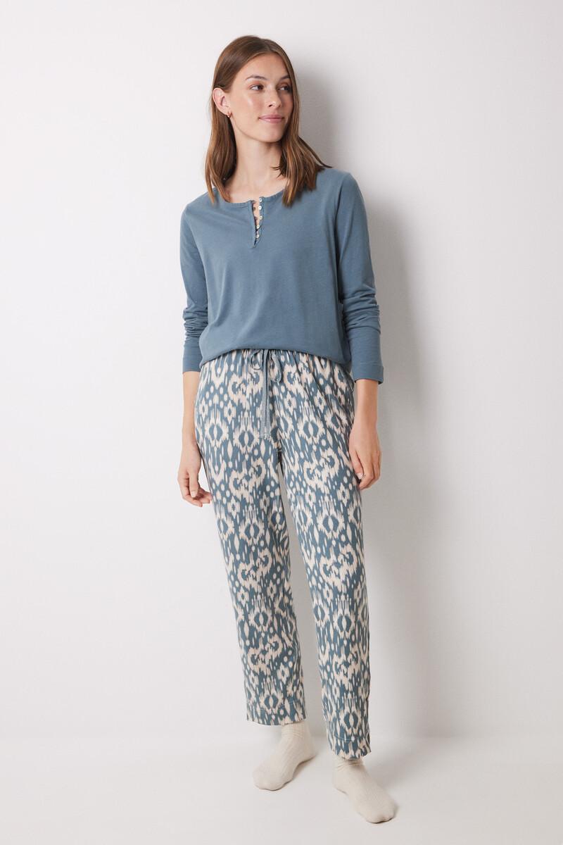 women'secret Pantalón carrot verde súper soft