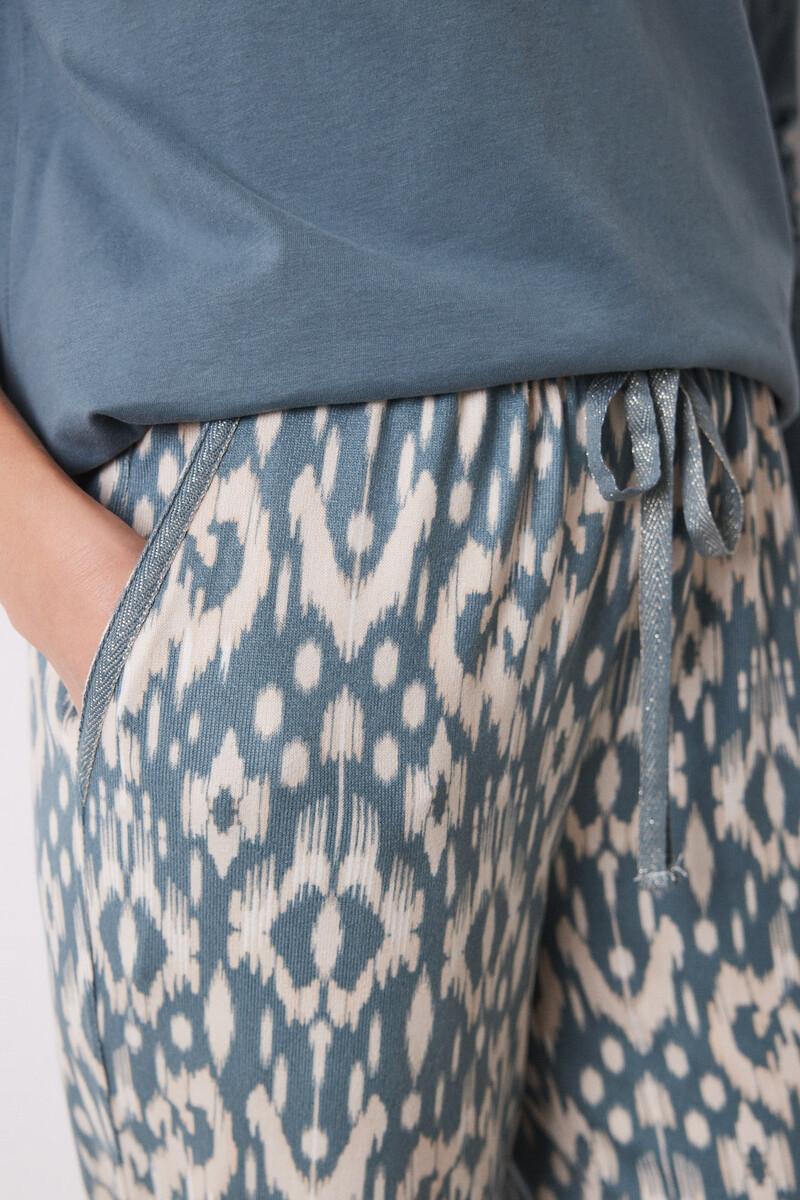 women'secret Pantalón carrot verde súper soft Último día