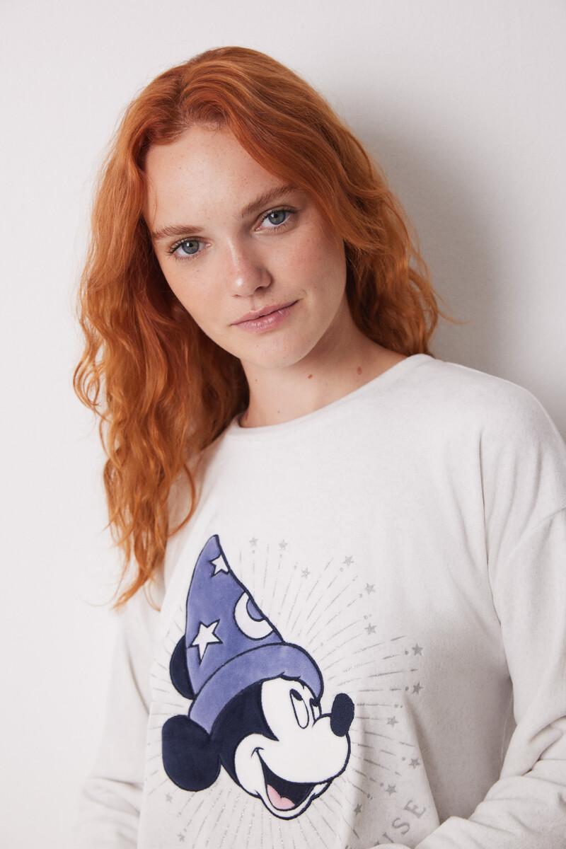 women'secret Camisón corto terciopelo Mickey Solo queda un día
