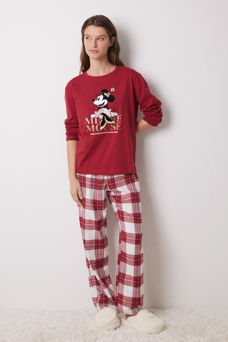 women'secret Pijama largo 100% algodón Minnie Grandes descuentos